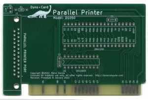 Dyno•Card Parallel Printer, Model: D1050