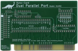 Dyno•Card Dual Parallel Port, Model: D1052